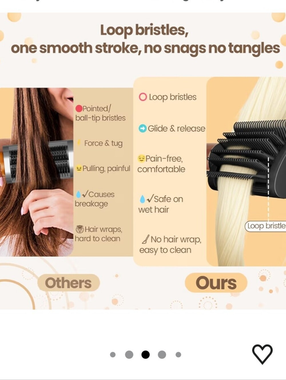 Anti-snag Loop Brush Attachment for Dyson Airwrap - Picture 4 of 10